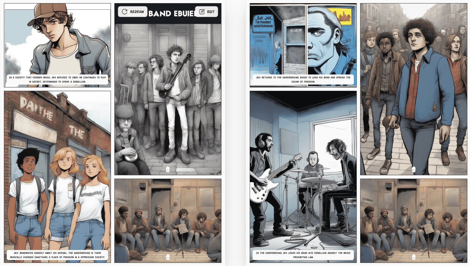 Erstellen Sie kostenlos Comics mit Hugging Face!